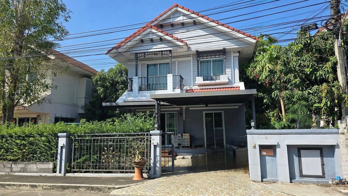 ขายบ้านลาดกระบัง สุวรรณภูมิ : บ้านเดี่ยว 2 ชั้น พร้อมอยู่ พร้อมขาย