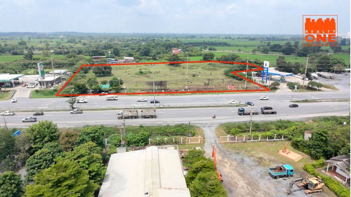 ขายที่ดินสระบุรี : ขายที่ดินถมดินแล้ว 13 ไร่ 35.5 ตารางวา ติดปั๊ม PTT สามชายดาวเรือง และปั้ม PT ติดถนนพหลโยธิน 1 เมืองสระบุรี