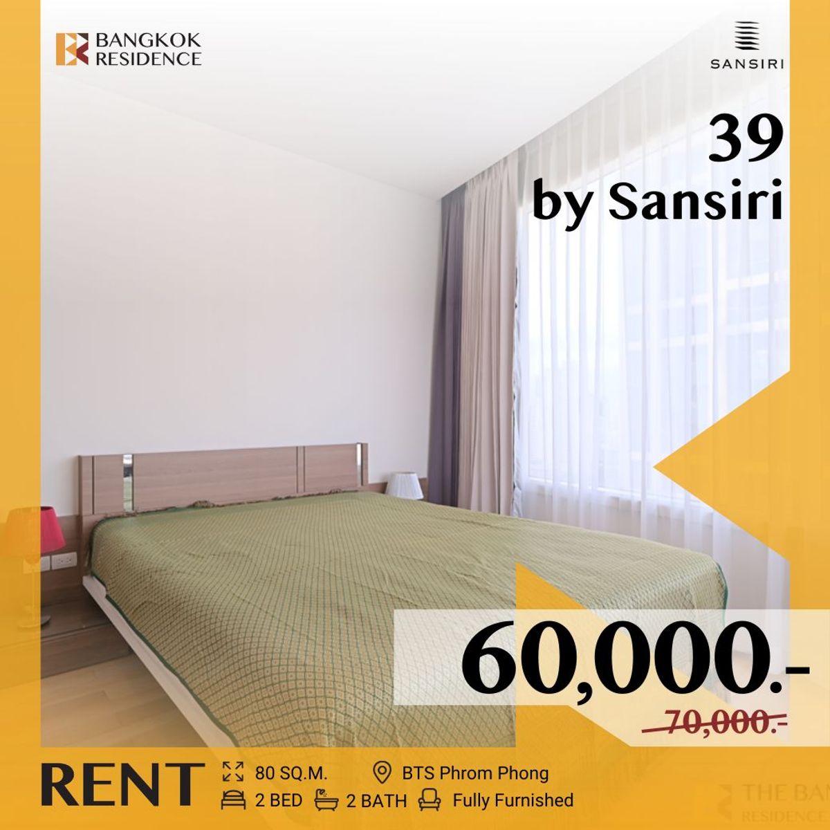 For RentCondoSukhumvit, Asoke, Thonglor :  39 by Sansiri 💫 Beautiful Decoration at an Affordable Price 🔥 Near BTS Phrom Phong 