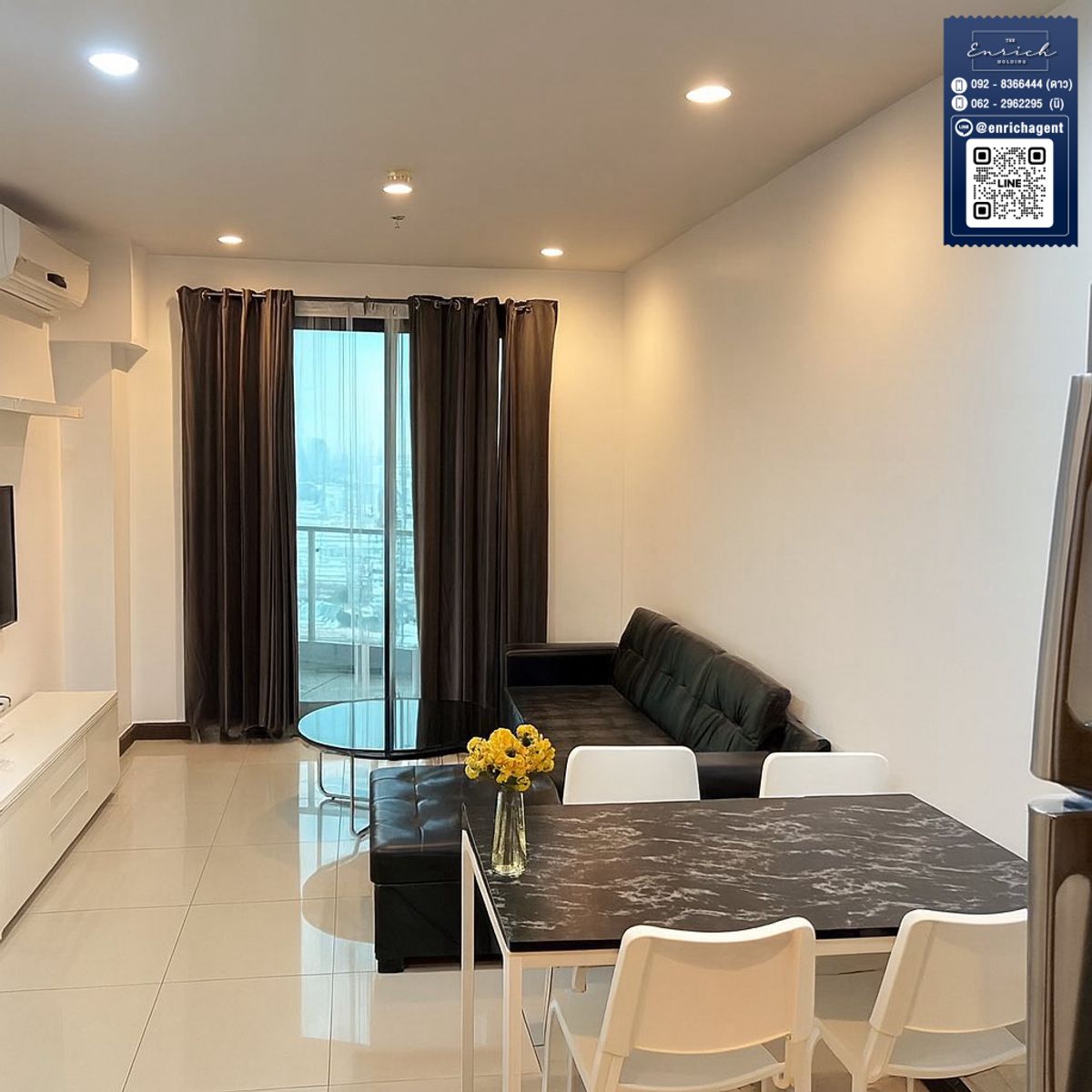 For RentCondoRatchathewi,Phayathai : 💙 Rent Supalai Premier Ratchathewi, big room, very good price. BTS Ratchathewi 💙 Tel. 092-8366444 stars // Line ID: @enrichagent