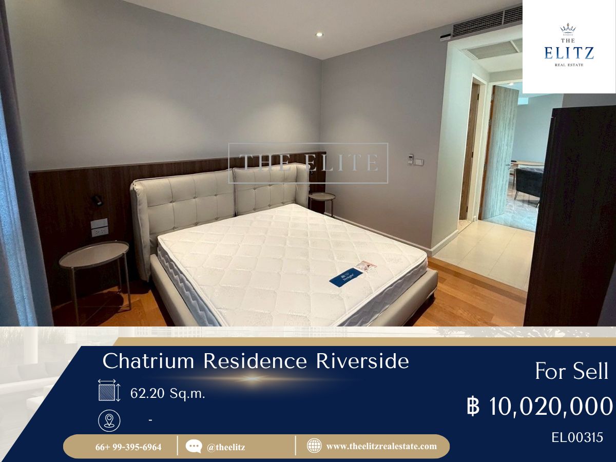 For SaleCondoSathorn, Narathiwat : ✨ If you want a Chatrium Residence Riverside Condo, there is a RARE room served 💖
