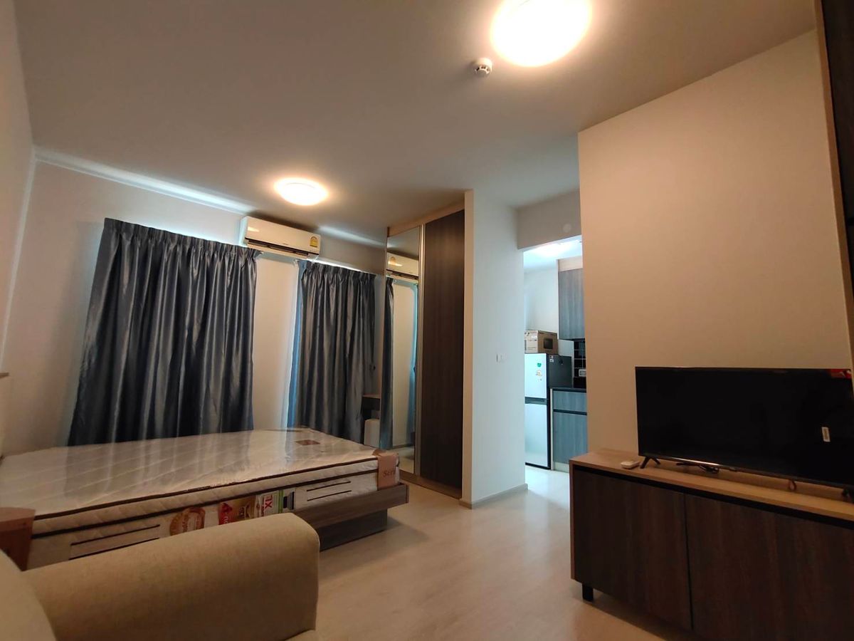 ให้เช่าคอนโดบางนา แบริ่ง ลาซาล : Condo for rent at Unio Sukhumvit 72 ( Phrase 2) Studio 1 bath  Room size:  22 sqm  Floor :  6th Building: B Fully furnished and electric appliances