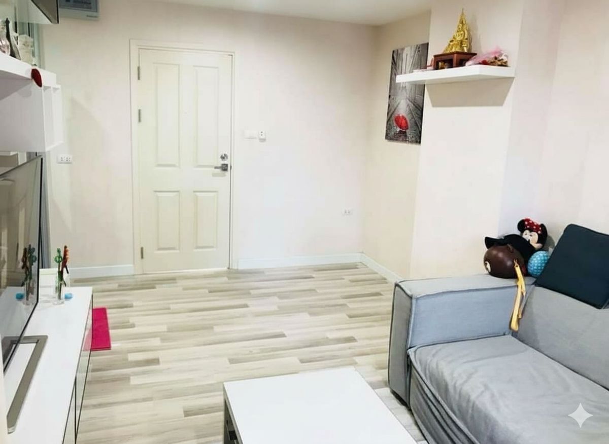 For SaleCondoChaengwatana, Muangthong : Selling a queue Plus Chaengwattana, 7th floor, E35 SQM, never rented a beautiful room, decorated the original, not affected by the earthquake.