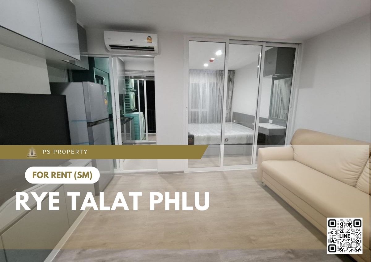 For RentCondoThaphra, Talat Phlu, Wutthakat : For rent ✨ RYE Talat Phlu ✨ Fully furnished and equipped, near BTS Talat Phlu