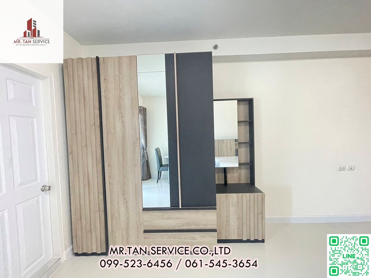 For RentCondoPattanakan, Srinakarin : Condo for rent, Supalai Park, Srinakarin, all new furniture  Complete ready to be next to the train 💫