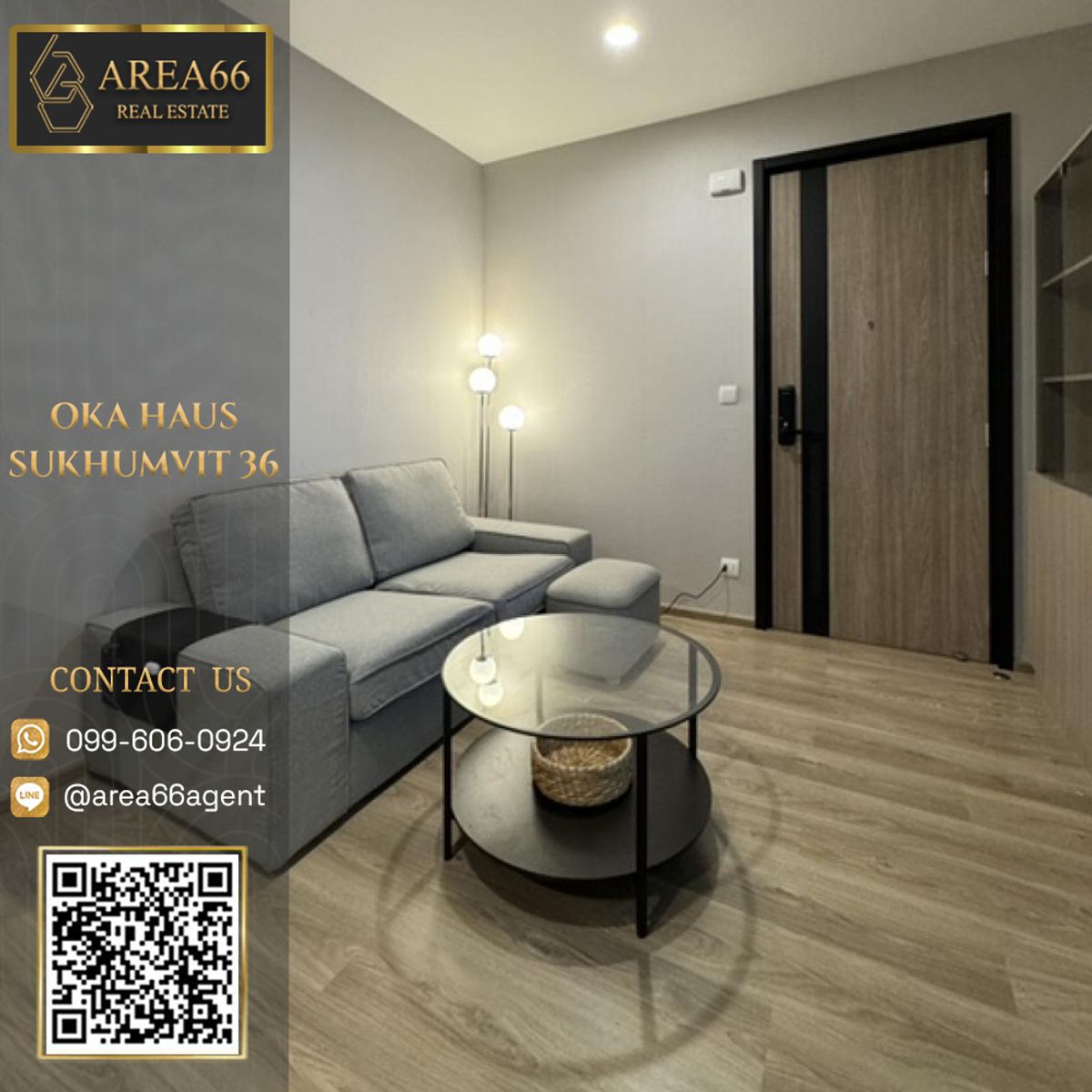 ขายคอนโดสุขุมวิท อโศก ทองหล่อ :  🔥 ขายด่วน!! คอนโด Oka Haus Sukhumvit 36