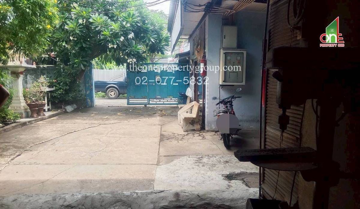 ขายที่ดินนนทบุรี บางใหญ่ บางบัวทอง : ที่ดินพร้อมสิ่งปลูกสร้าง (แปลงริม) 186 ตร.ว. ถนนสามัคคี ซอย 49 ต.ท่าทราย อ.เมืองนนทบุรี จ.นนทบุรี