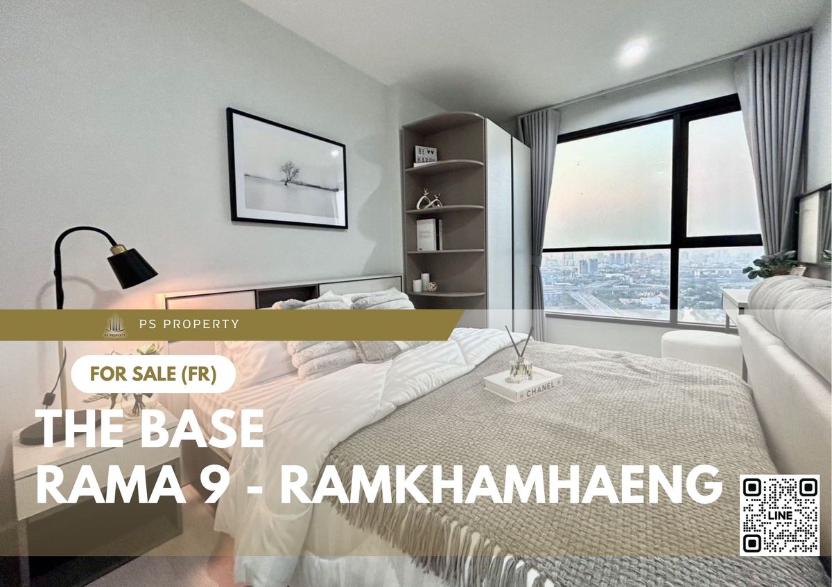 ขายคอนโดพระราม 9 เพชรบุรีตัดใหม่ RCA : ขายด่วน ✨ The Base Rama 9 - Ramkhamhaeng ✨ ตกแต่งสวยครบพร้อมเฟอร์นิเจอร์ และ เครื่องใช้ไฟฟ้า