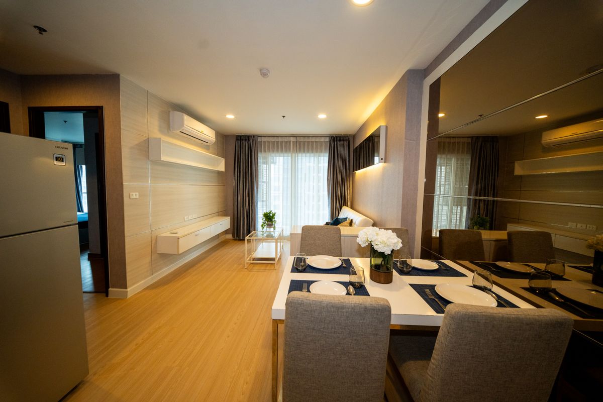 For RentCondoOnnut, Udomsuk : Diamond Sukhumvit (60 sq.m) 2 Bedroom Condo for Rent near BTS Onnut
