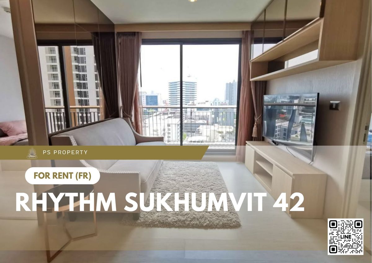 ให้เช่าคอนโดสุขุมวิท อโศก ทองหล่อ : ให้เช่า 📍 Rhythm Sukhumvit 42 📍 ใกล้ BTS เอกมัย เฟอร์นิเจอร์ และ เครื่องใช้ไฟฟ้าครบ 