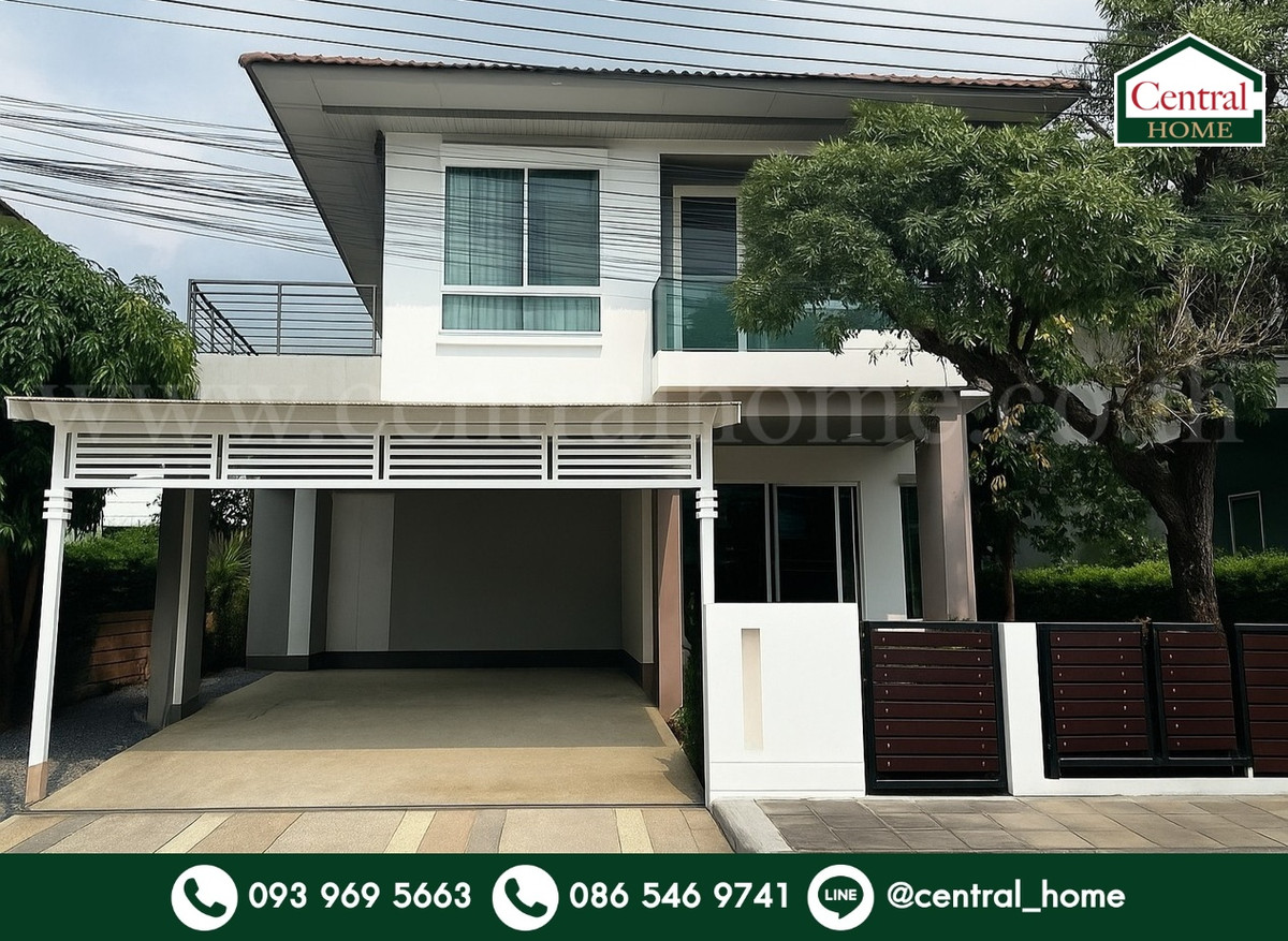 ขายบ้านปทุมธานี รังสิต ธรรมศาสตร์ : บ้านเดี่ยว ฮาบิเทีย บอนด์ ราชพฤกษ์ เฟอร์ครบ ถนนเมน 