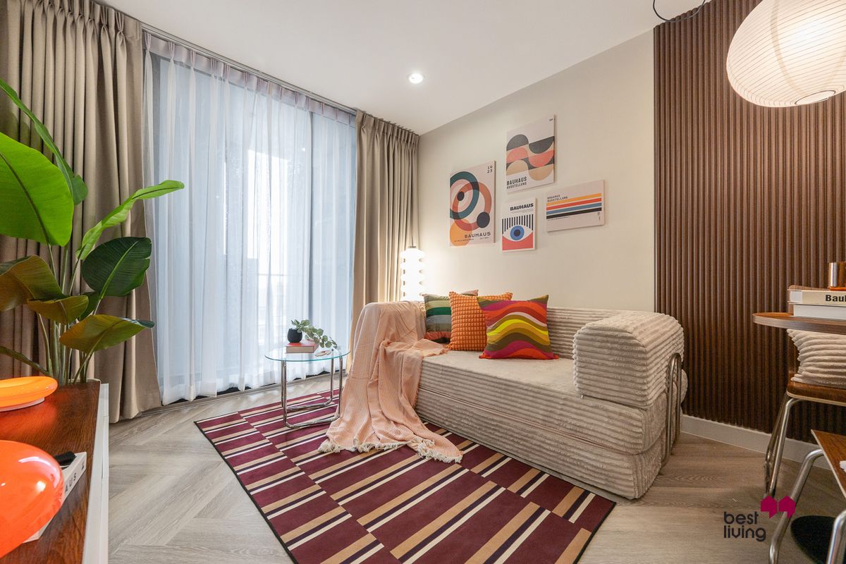 For SaleCondoChokchai 4, Ladprao 71, Ladprao 48, : 🌆 Condo for sale I-Zen Ekamai-Ramintthra. The room is wide, fully decorated.
