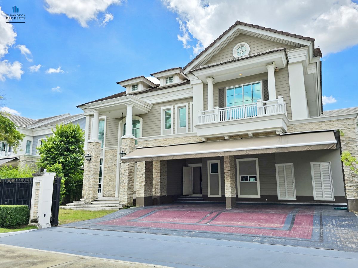 ขายบ้านบางนา แบริ่ง ลาซาล : ขายบ้านเดี่ยวระดับ Super Luxury นาราสิริ บางนา เนื้อที่ใหญ่ 4 ห้องนอน 5 ห้องน้ำ 4 ที่จอดรถ 397 ตรม. บนที่ดิน 137 ตรว.