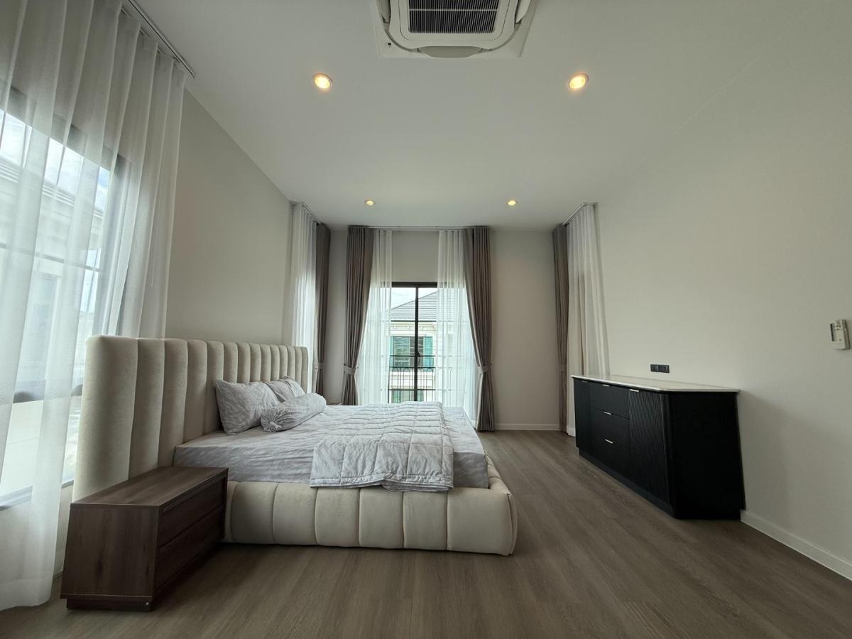 ให้เช่าบ้านบางนา แบริ่ง ลาซาล : 🔥เช่าด่วน+🔥เศรษฐสิริ บางนา กม.10 ใกล้ Design Village บางนา เฟอร์นิเจอร์ครบ พร้อมเข้าอยู่