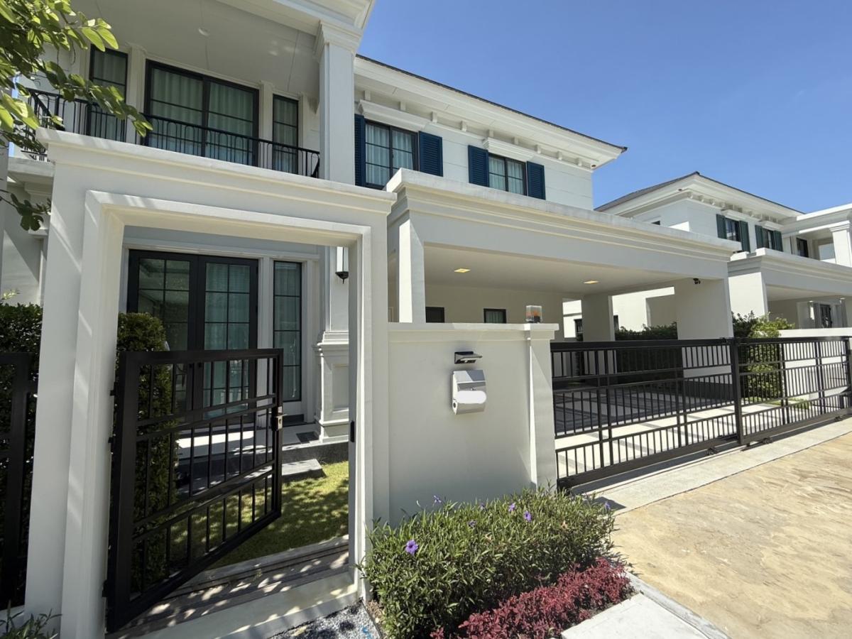 ให้เช่าบ้านบางนา แบริ่ง ลาซาล : 🔥เช่าด่วน+🔥เศรษฐสิริ บางนา กม.10 ใกล้ Design Village บางนา เฟอร์นิเจอร์ครบ พร้อมเข้าอยู่