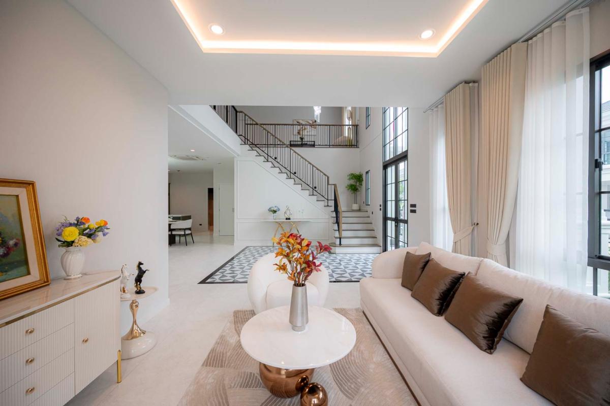 ให้เช่าบ้านบางนา แบริ่ง ลาซาล : 🔥เช่าด่วน+🔥เศรษฐสิริ บางนา กม.10 ใกล้ Design Village บางนา เฟอร์นิเจอร์ครบ พร้อมเข้าอยู่