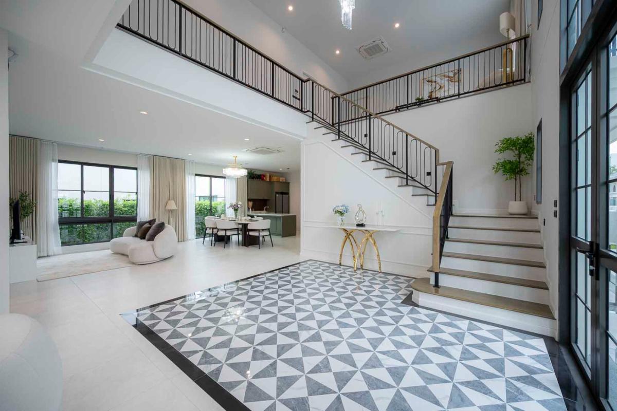 ให้เช่าบ้านบางนา แบริ่ง ลาซาล : 🔥เช่าด่วน+🔥เศรษฐสิริ บางนา กม.10 ใกล้ Design Village บางนา เฟอร์นิเจอร์ครบ พร้อมเข้าอยู่