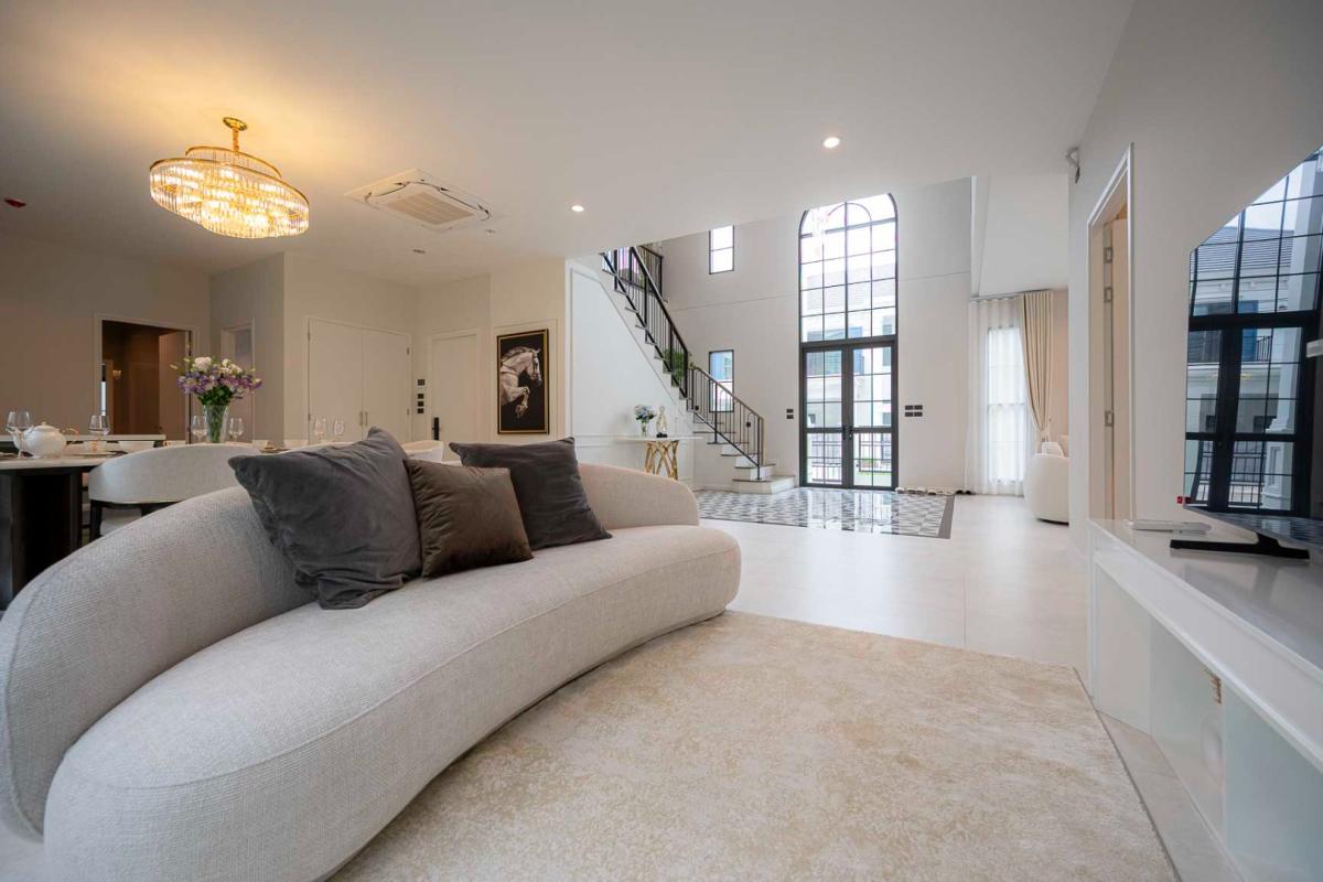 ให้เช่าบ้านบางนา แบริ่ง ลาซาล : 🔥เช่าด่วน+🔥เศรษฐสิริ บางนา กม.10 ใกล้ Design Village บางนา เฟอร์นิเจอร์ครบ พร้อมเข้าอยู่