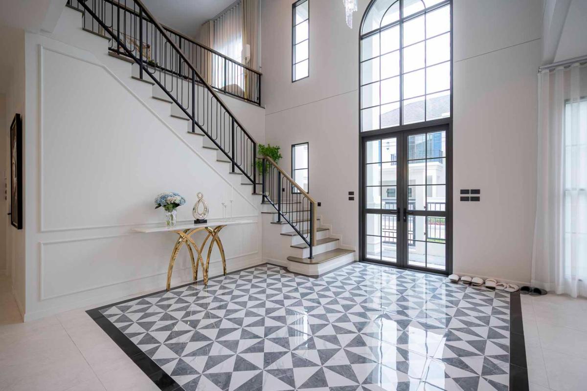 ให้เช่าบ้านบางนา แบริ่ง ลาซาล : 🔥เช่าด่วน+🔥เศรษฐสิริ บางนา กม.10 ใกล้ Design Village บางนา เฟอร์นิเจอร์ครบ พร้อมเข้าอยู่