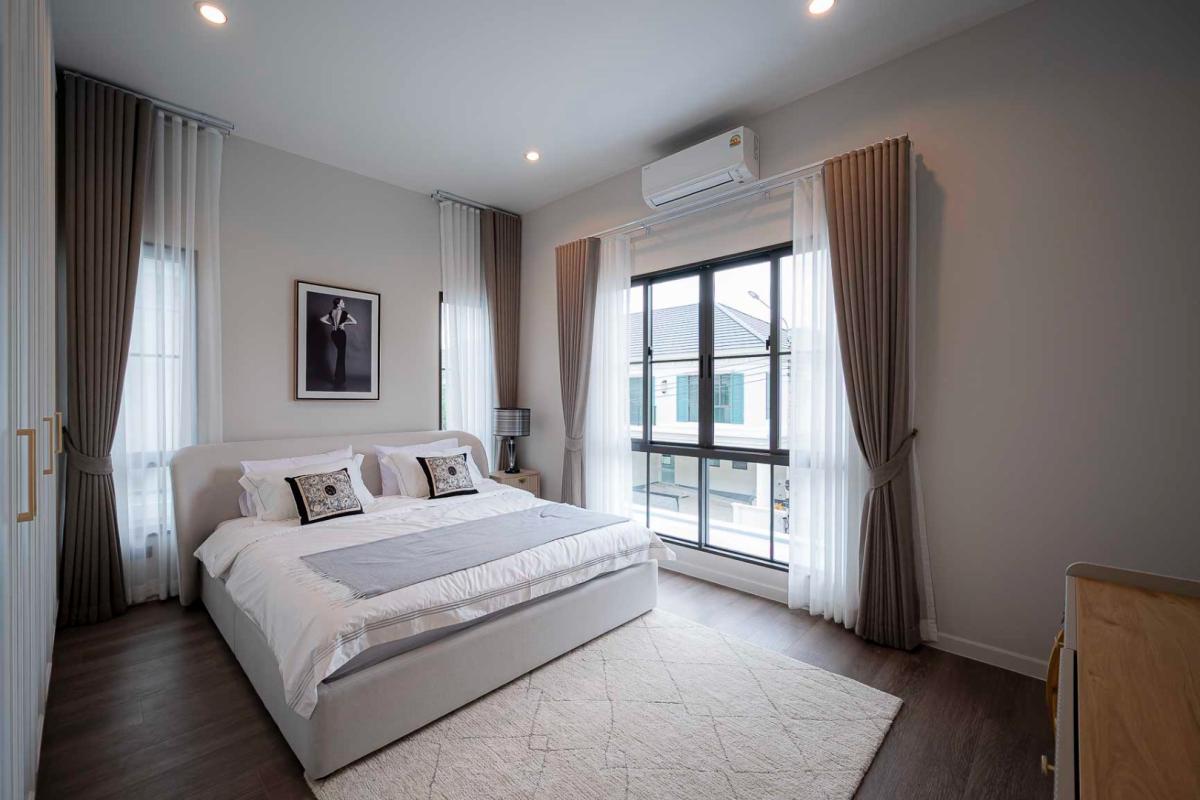 ให้เช่าบ้านบางนา แบริ่ง ลาซาล : 🔥เช่าด่วน+🔥เศรษฐสิริ บางนา กม.10 ใกล้ Design Village บางนา เฟอร์นิเจอร์ครบ พร้อมเข้าอยู่