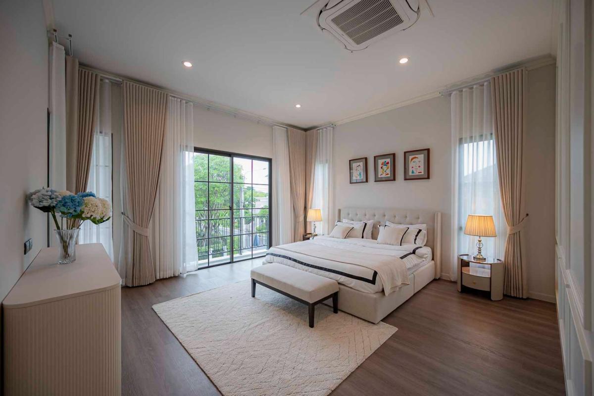 ให้เช่าบ้านบางนา แบริ่ง ลาซาล : 🔥เช่าด่วน+🔥เศรษฐสิริ บางนา กม.10 ใกล้ Design Village บางนา เฟอร์นิเจอร์ครบ พร้อมเข้าอยู่