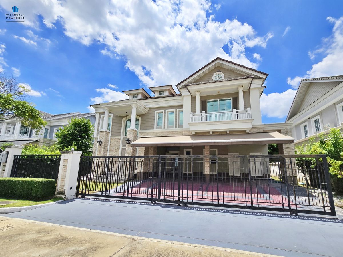 ขายบ้านบางนา แบริ่ง ลาซาล : *โปรแรง* ขายบ้านเดี่ยวระดับ Super Luxury นาราสิริ บางนา เนื้อที่ใหญ่ 4 ห้องนอน 5 ห้องน้ำ 8 ที่จอดรถ 397 ตรม. บนที่ดิน 137 ตรว.