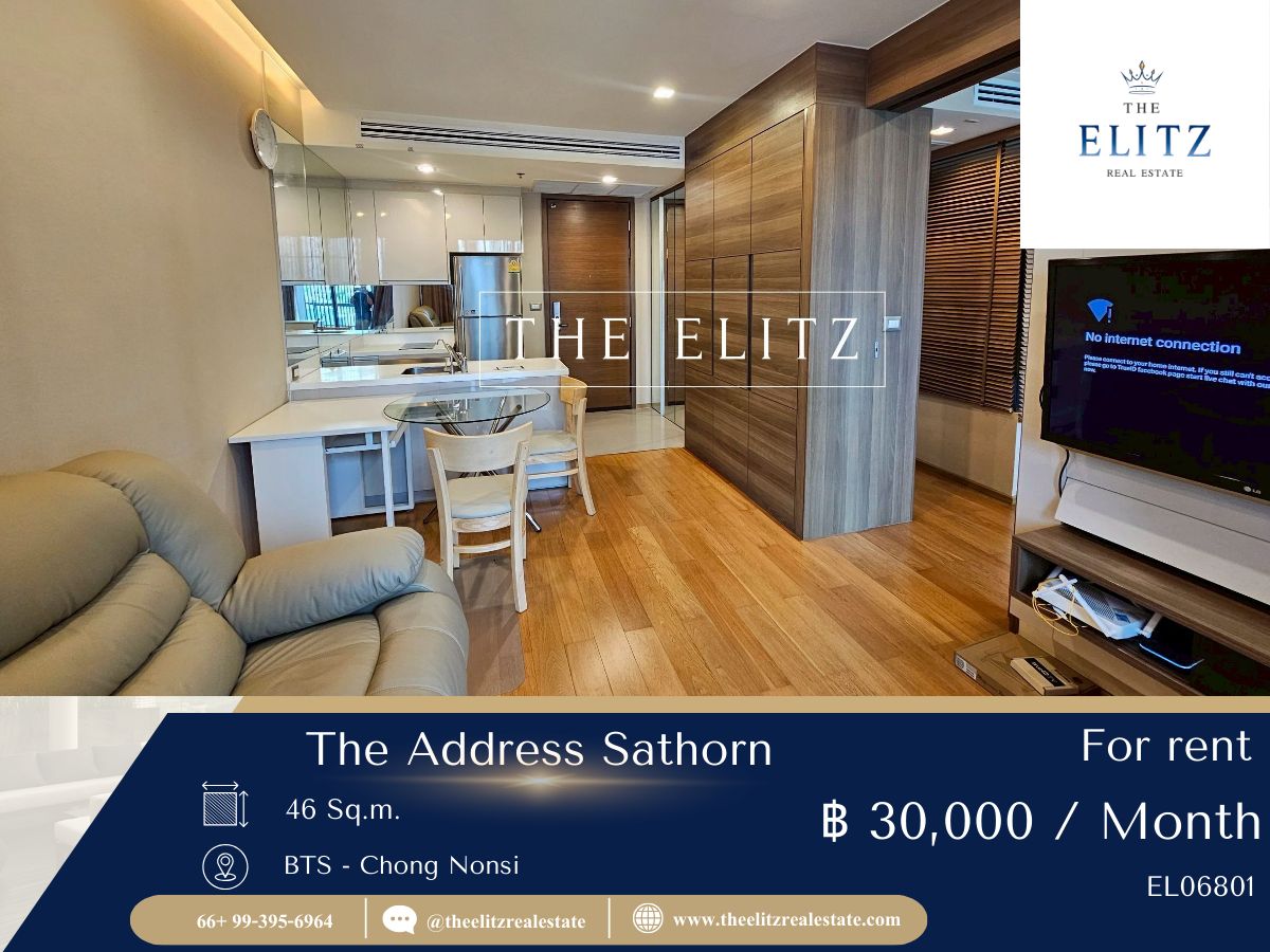 For RentCondoSathorn, Narathiwat : ✨ Special opportunity !! The Address Sathorn, the room is ready, the price is worth the CBD. There is not often. 💯