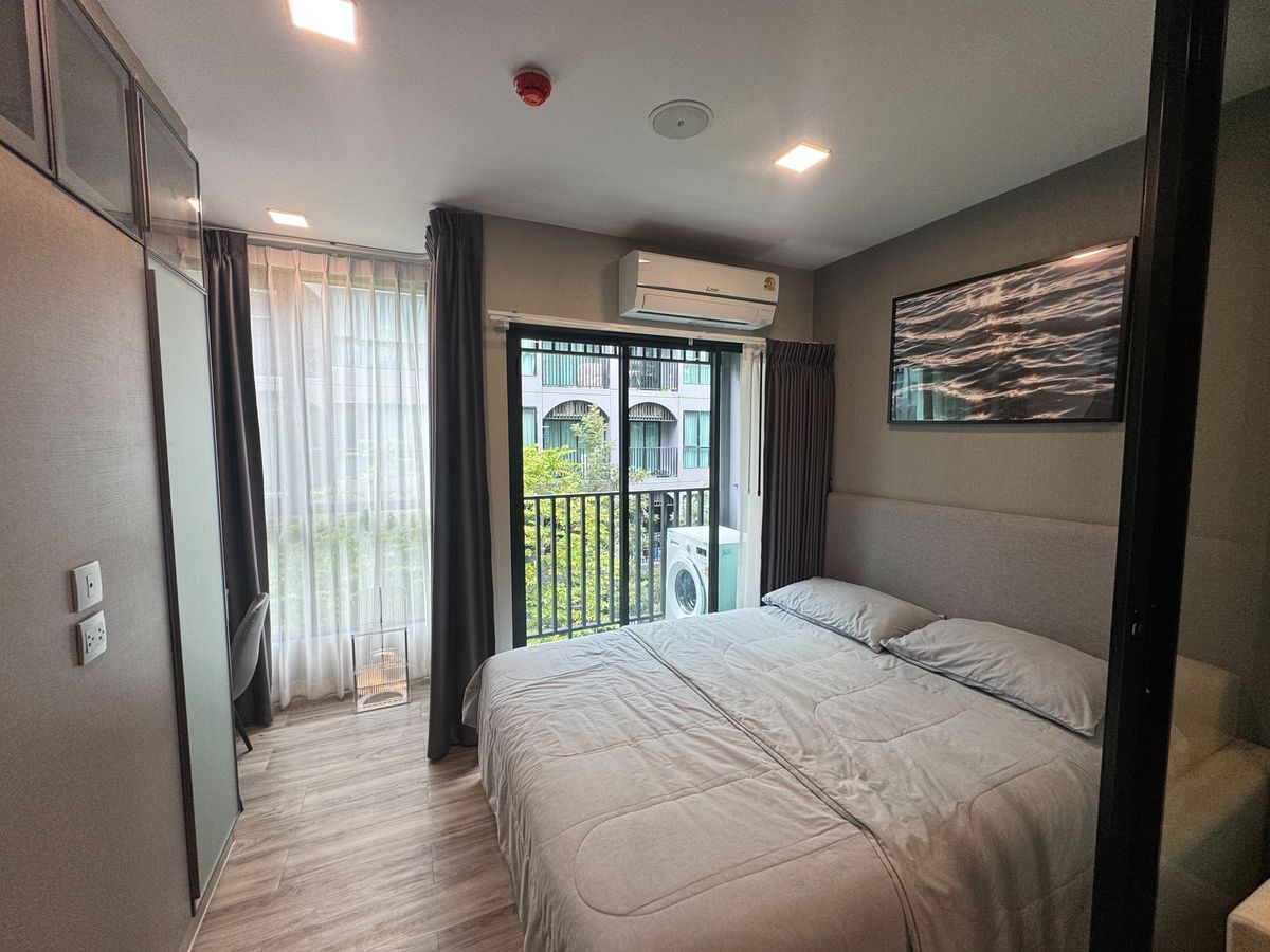 For RentCondoPhutthamonthon, Salaya : Condo for rent, Kev Mi Tan, Salaya, 23 sq.m., 4th floor, Building B (with washing machines)