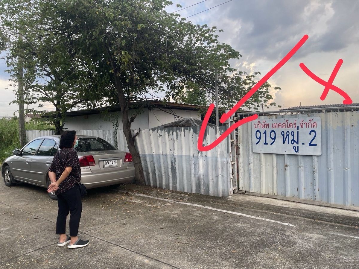 For RentWarehousePathum Thani,Rangsit, Thammasat : Pathum Thani Land, Chiang Rak That is beautiful, suitable for making factory warehouses