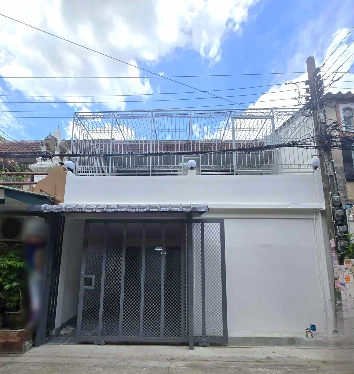 For RentTownhomeRatchadapisek, Huaikwang, Suttisan : HK0569♛ 3 bedroom townhouse for rent ⚝ Ratchada-Huai Khwang ♜MRT Huai Khwang ∞099-5919653,065-9423251