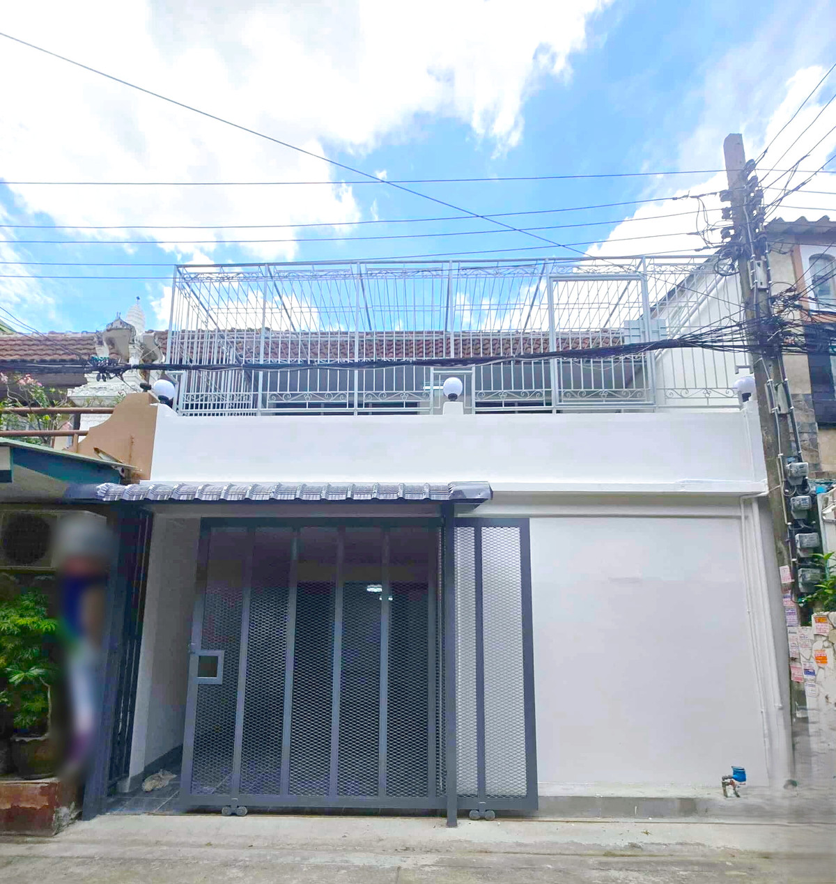 For RentTownhomeRatchadapisek, Huaikwang, Suttisan : HK0569♛ 3 bedroom townhouse for rent ⚝ Ratchada-Huai Khwang ♜MRT Huai Khwang ∞099-5919653,065-9423251