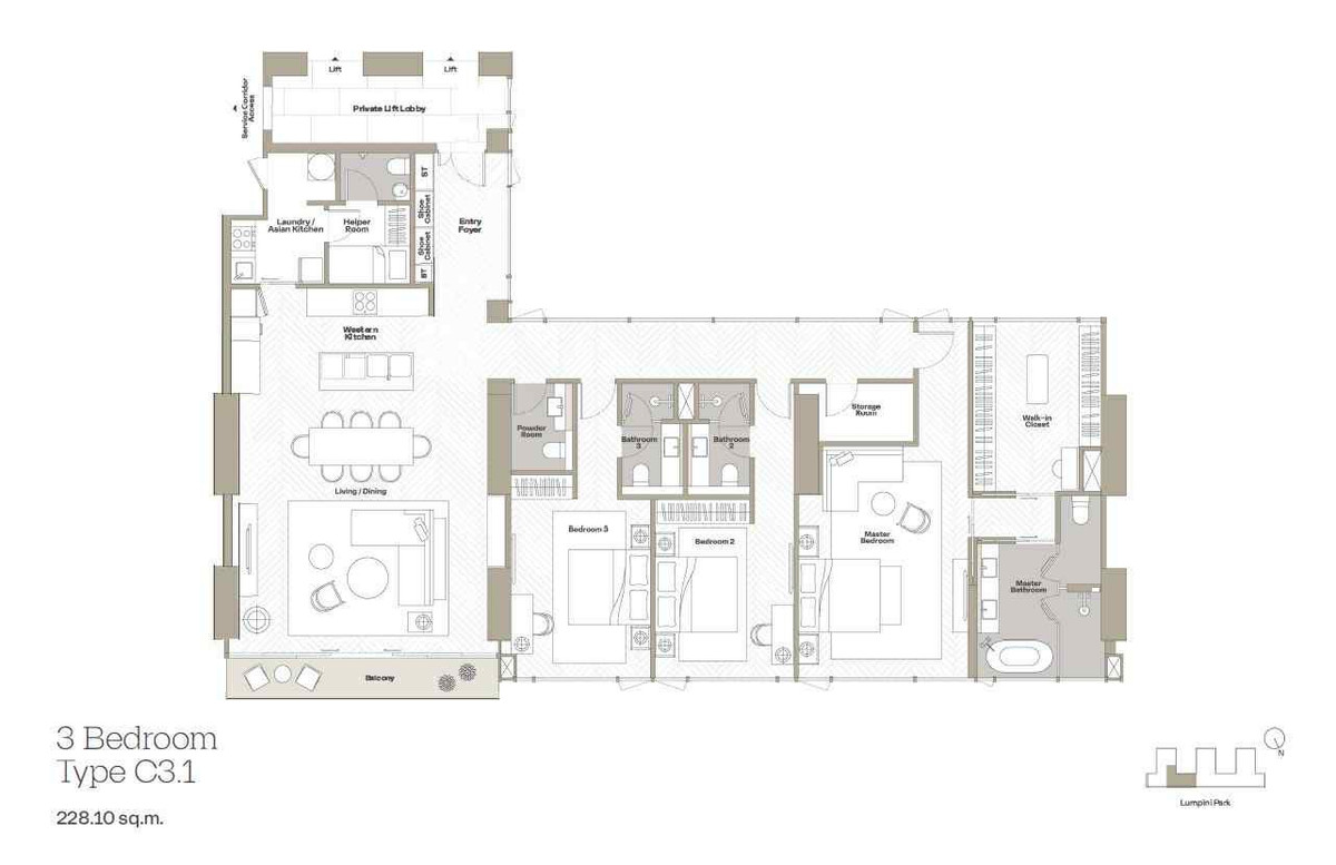 ขายคอนโดสีลม ศาลาแดง บางรัก : Rare Item!! ห้องไซส์ใหญ่หายาก วิวสวนลุม ✨Dusit Residences✨3 ห้องนอน 3 ห้องน้ำ ขนาด 228.1 ตร.ม ใกล้ BTS / MRT สีลม (0.3 กม.) Tel.0982645161 