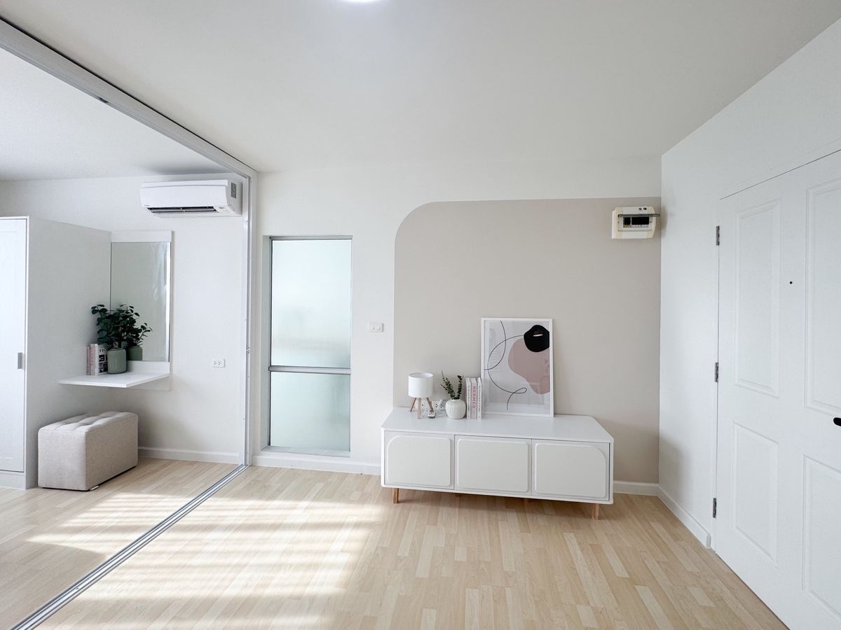 ขายคอนโดนวมินทร์ รามอินทรา : ขาย !! ดีคอนโด รามอินทรา (Dcondo Ramindra)  เฟอร์นิเจอร์ครบ  รถไฟฟ้า สายสีชมพู สถานีวัชรพล