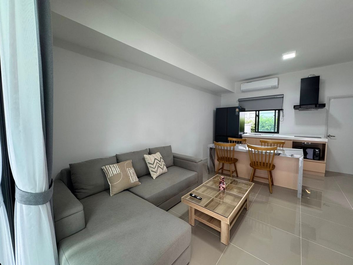 For RentTownhomeBangna, Bearing, Lasalle : P-2793 Urgent rent! Townhome, PLENO, Sukhumvit Bangna 2, ready to be near Bangna