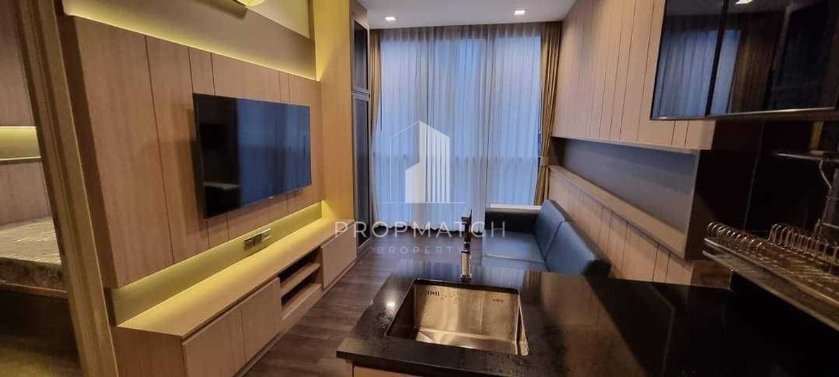 For RentCondoRama9, Petchburi, RCA : ✨flash deal ✨The Line Asoke-Ratchada (1Bed 1Bath 35SQM.) Completely decorated !! Only 27,500 baht per month Tel.0981315848 @PropMatch