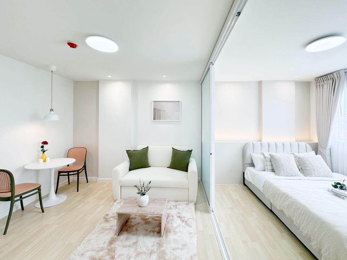 ขายคอนโดนวมินทร์ รามอินทรา : ขาย !! ดีคอนโด รามอินทรา (Dcondo Ramindra)  เฟอร์นิเจอร์ครบ  รถไฟฟ้า สายสีชมพู สถานีวัชรพล