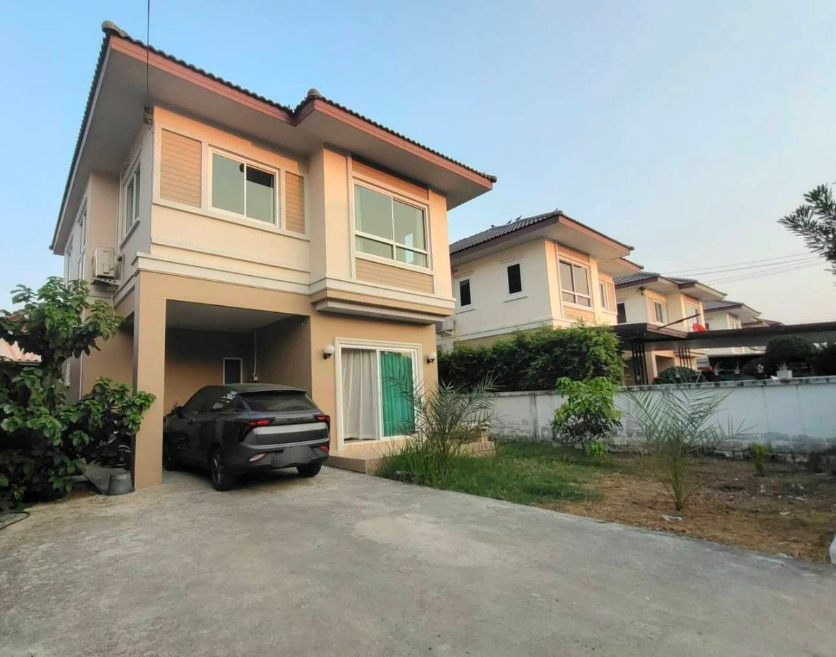 ขายบ้านมีนบุรี-ร่มเกล้า : ลดราคาพิเศษ บ้านเดี่ยว ม.นนทวีแกรนด์6 (51.2 ตร.ว.) 3 นอน 2 น้ำ ใกล้เทคโนโลยีมหานคร 