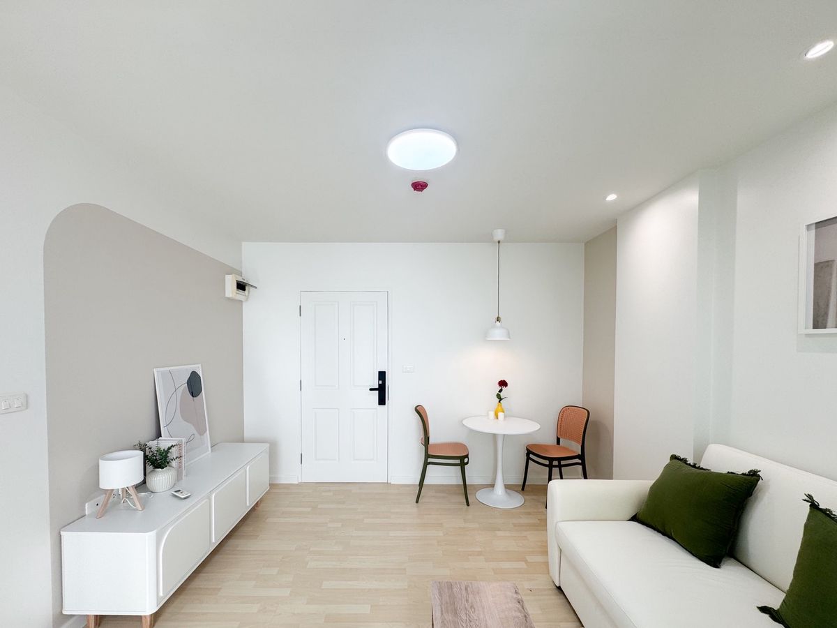 ขายคอนโดนวมินทร์ รามอินทรา : ขาย !! ดีคอนโด รามอินทรา (Dcondo Ramindra)  เฟอร์นิเจอร์ครบ  รถไฟฟ้า สายสีชมพู สถานีวัชรพล