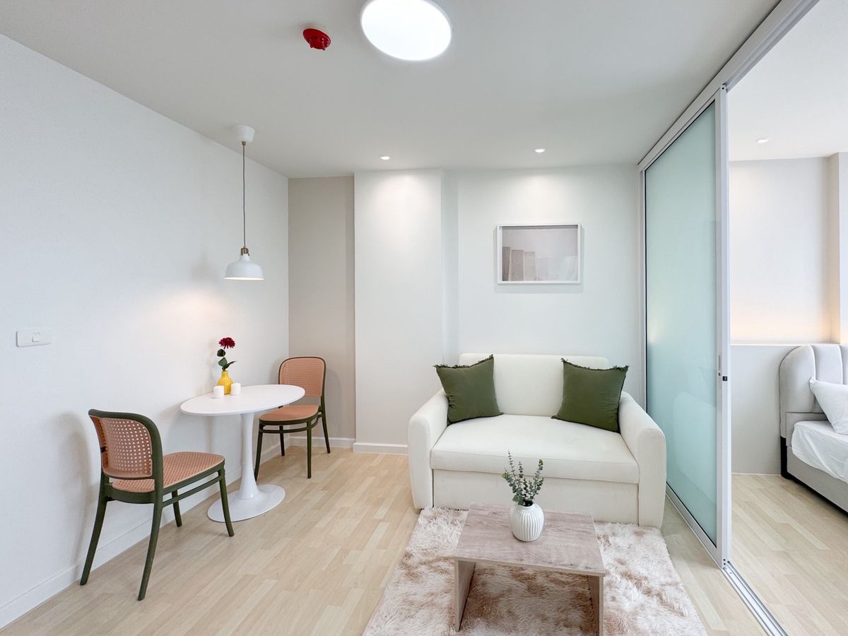 ขายคอนโดนวมินทร์ รามอินทรา : ขาย !! ดีคอนโด รามอินทรา (Dcondo Ramindra)  เฟอร์นิเจอร์ครบ  รถไฟฟ้า สายสีชมพู สถานีวัชรพล