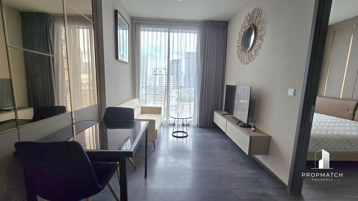For RentCondoSukhumvit, Asoke, Thonglor : ✨flash deal ✨edge Sukhumvit 23 (1Bed 1Bath 33SQM.) Completely decorated !! Only 28,000 baht per month Tel.0981315848 @PropMatch