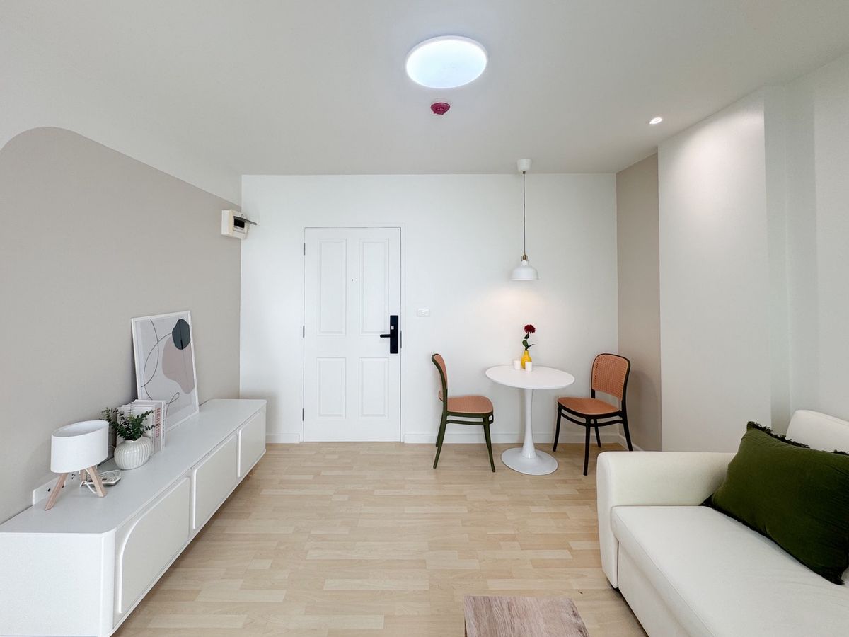 ขายคอนโดนวมินทร์ รามอินทรา : ขาย !! ดีคอนโด รามอินทรา (Dcondo Ramindra)  เฟอร์นิเจอร์ครบ  รถไฟฟ้า สายสีชมพู สถานีวัชรพล