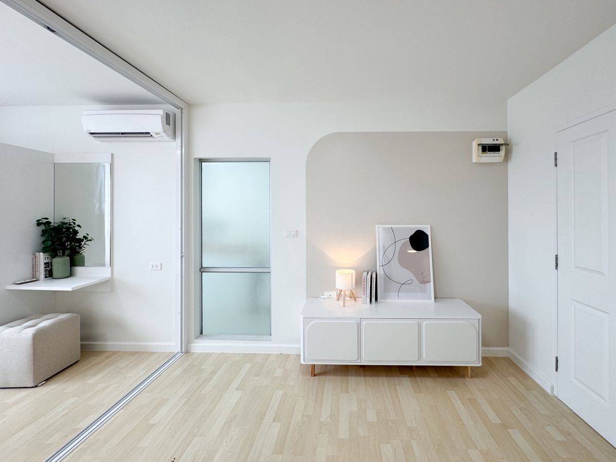 ขายคอนโดนวมินทร์ รามอินทรา : ขาย !! ดีคอนโด รามอินทรา (Dcondo Ramindra)  เฟอร์นิเจอร์ครบ  รถไฟฟ้า สายสีชมพู สถานีวัชรพล