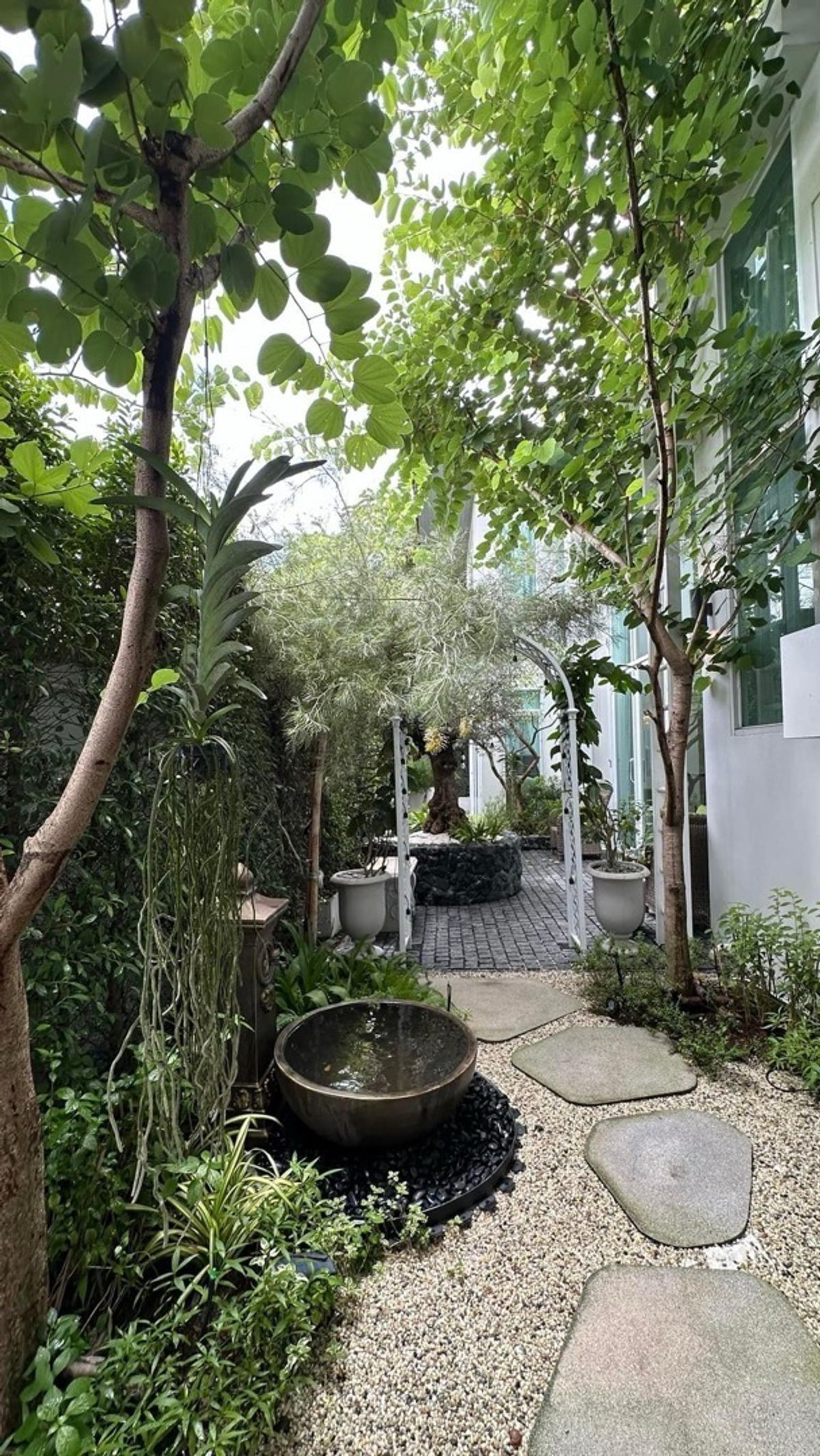 For RentHouseSukhumvit, Asoke, Thonglor : 📢👇 Single House – Newly Renovated .Convenient access via multiple routes, located in the Em District area. The layout allows for a swimming pool to be added.