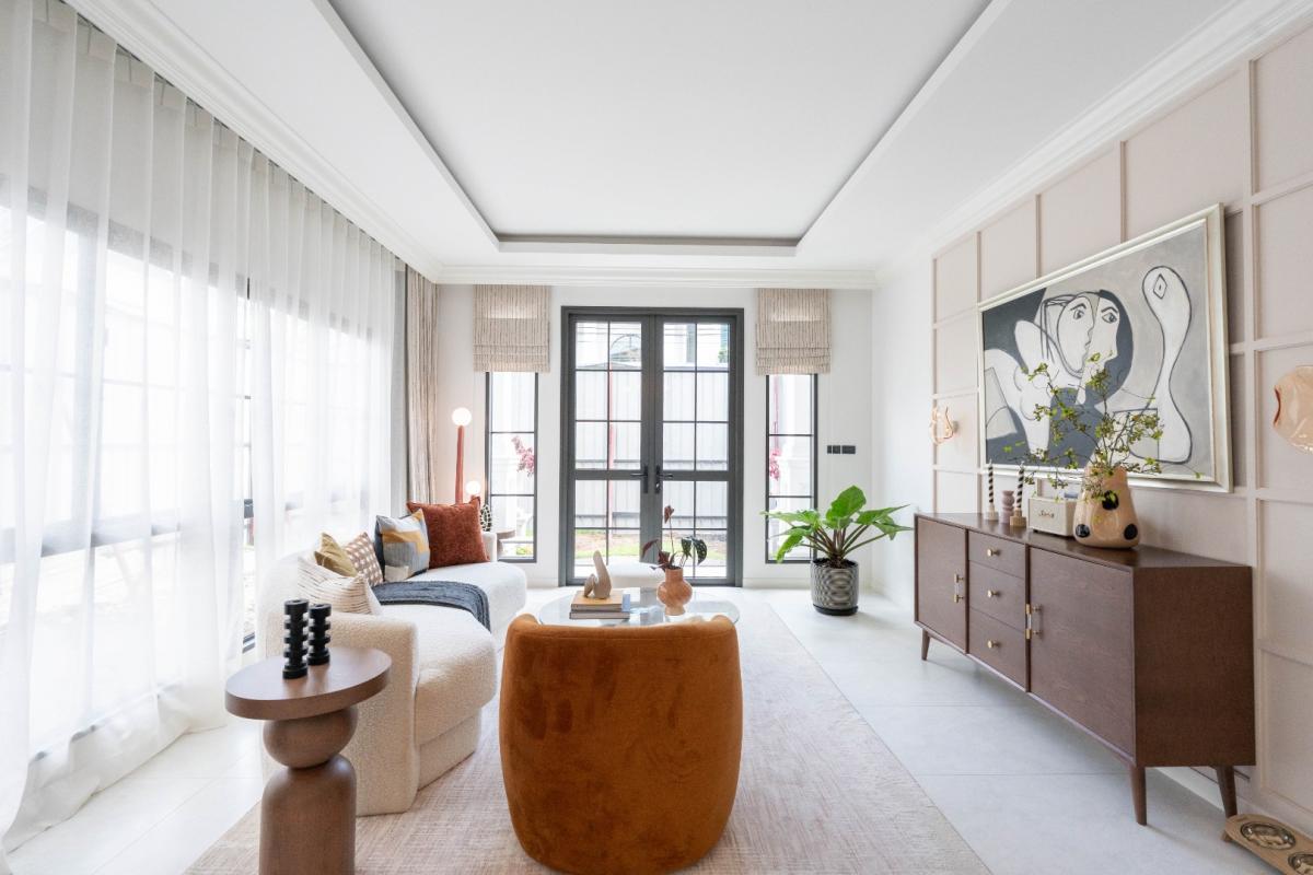 ขายบ้านบางนา แบริ่ง ลาซาล : 🔥ขายด่วน+🔥เศรษฐสิริ บางนา กม.10 ใกล้ Design Village บางนา เฟอร์นิเจอร์ครบ พร้อมเข้าอยู่