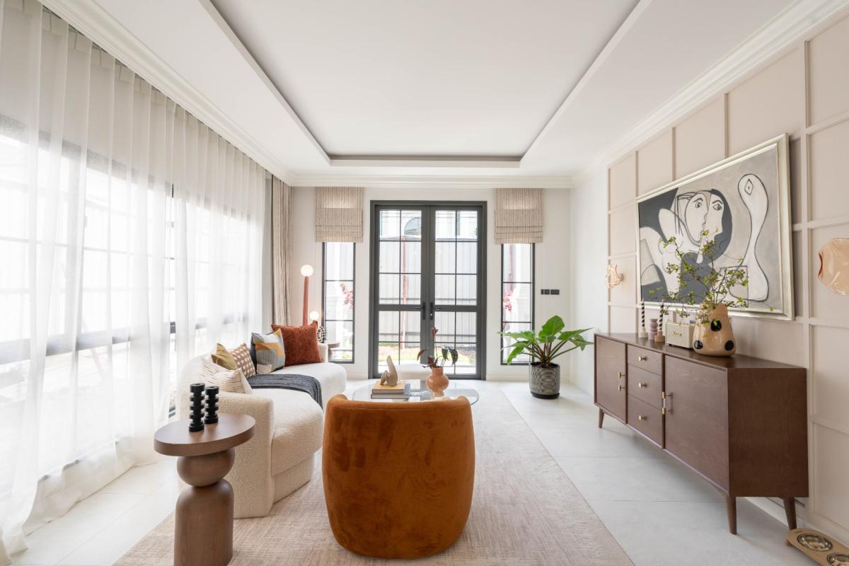 ขายบ้านบางนา แบริ่ง ลาซาล : 🔥ขายด่วน+🔥เศรษฐสิริ บางนา กม.10 ใกล้ Design Village บางนา เฟอร์นิเจอร์ครบ พร้อมเข้าอยู่