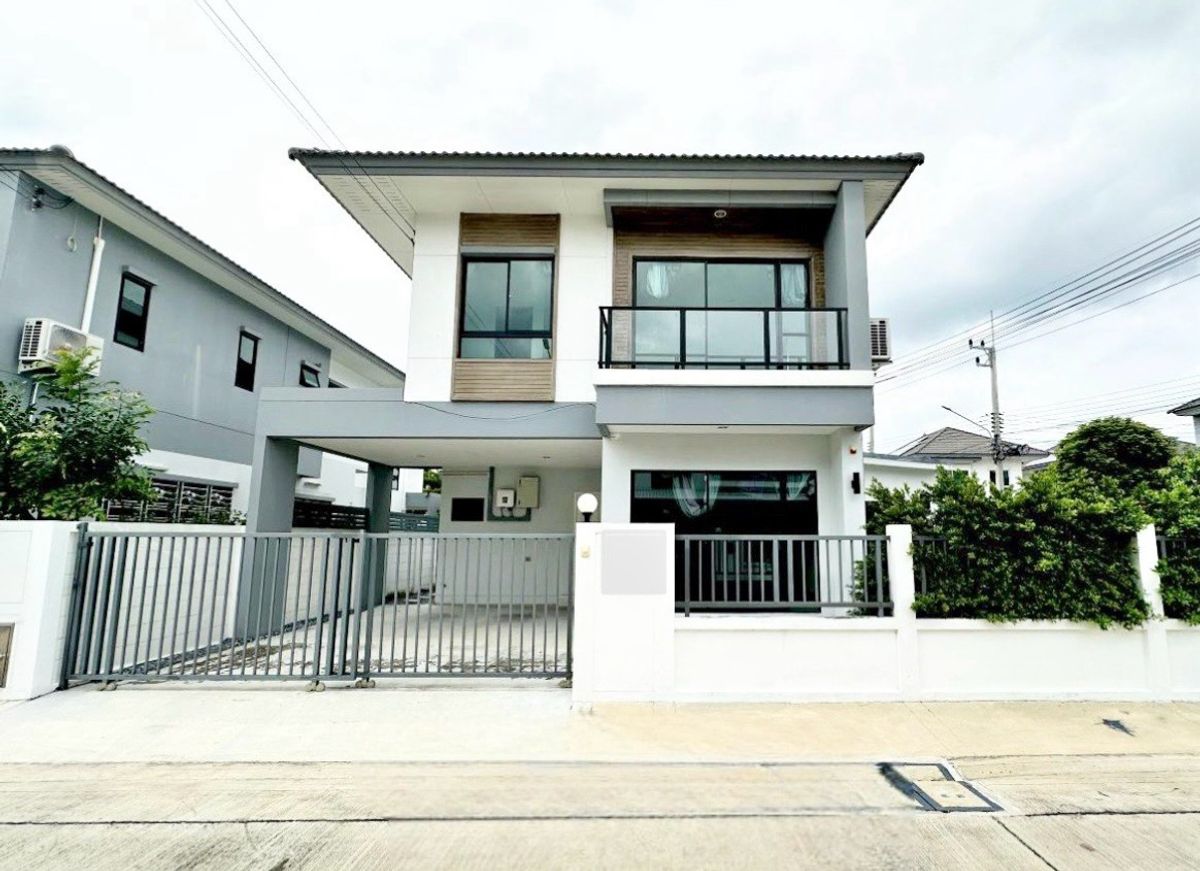 For RentHousePhutthamonthon, Salaya : House for rent, Sena Ville Boromarajonani - Line 5, near Central Salaya 700 meters