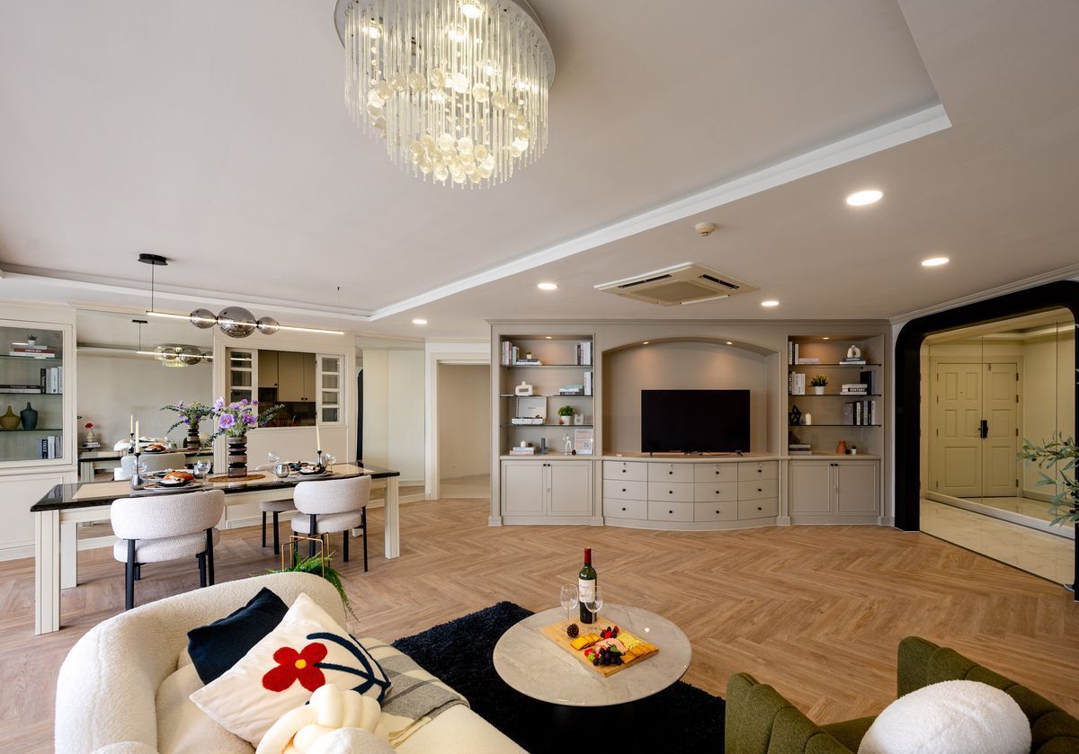 For SaleCondoSukhumvit, Asoke, Thonglor : Ban Loi Fa, 3 bedroom condo, large room 212.50 sq.m., would like to come to see the room first.