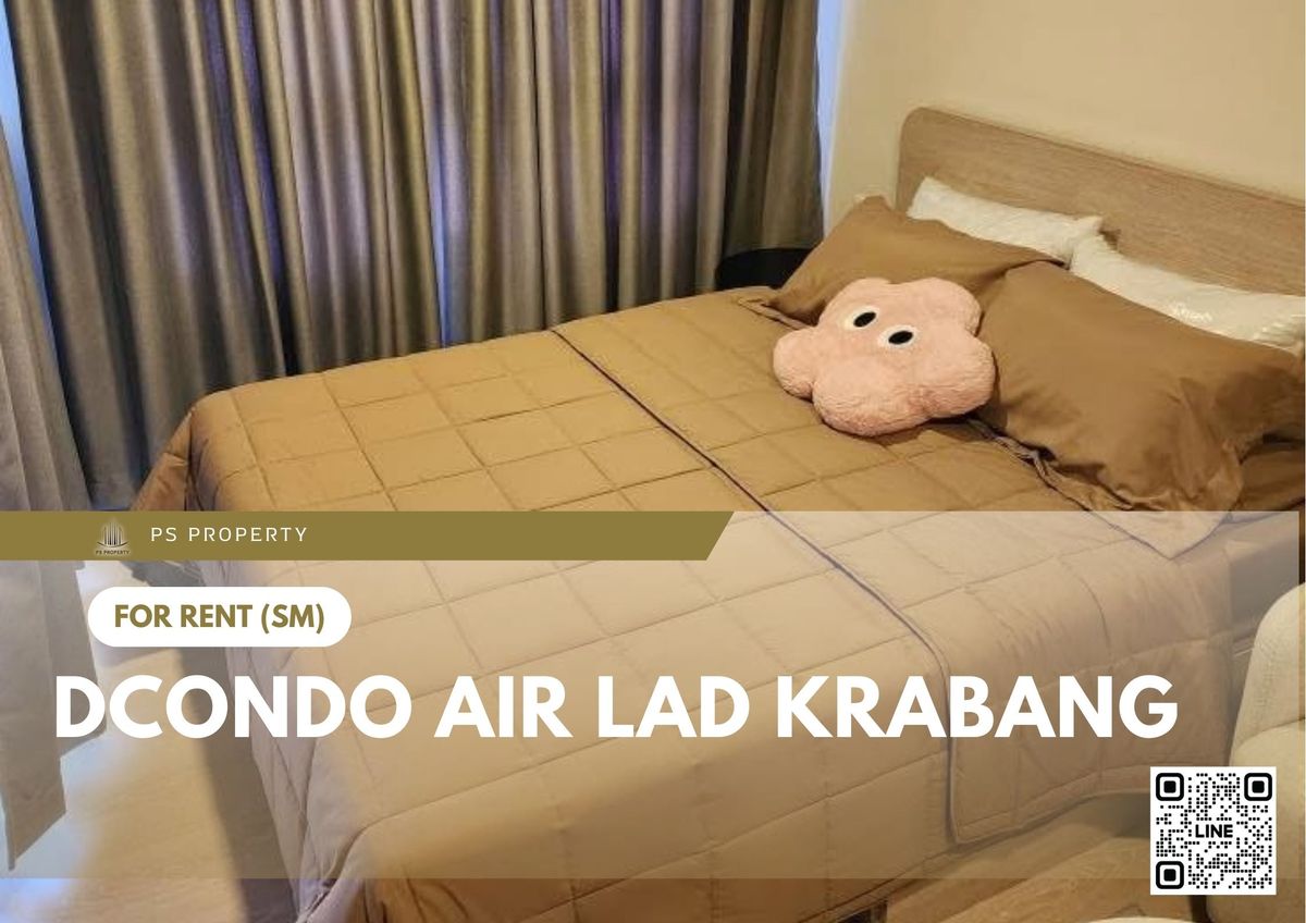 ให้เช่าคอนโดลาดกระบัง สุวรรณภูมิ : ให้เช่า ✨ dcondo air Lad Krabang ✨ เฟอร์นิเจอร์ และ เครื่องใช้ไฟฟ้าครบ ใกล้สนามบินสุวรรณภูมิ