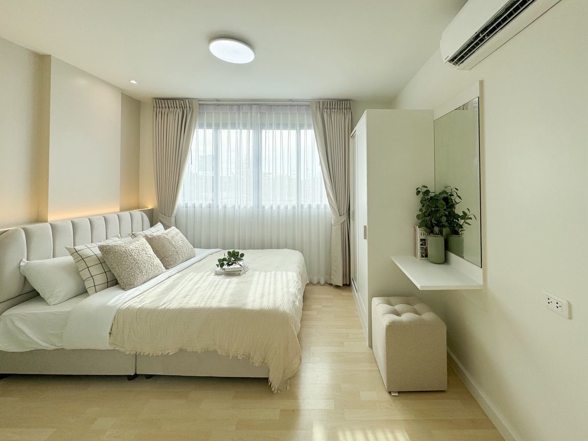 For SaleCondoNawamin, Ramindra : sell !! DCONDO RAMINDRA, complete furniture, Pink Line, Watcharapol Station