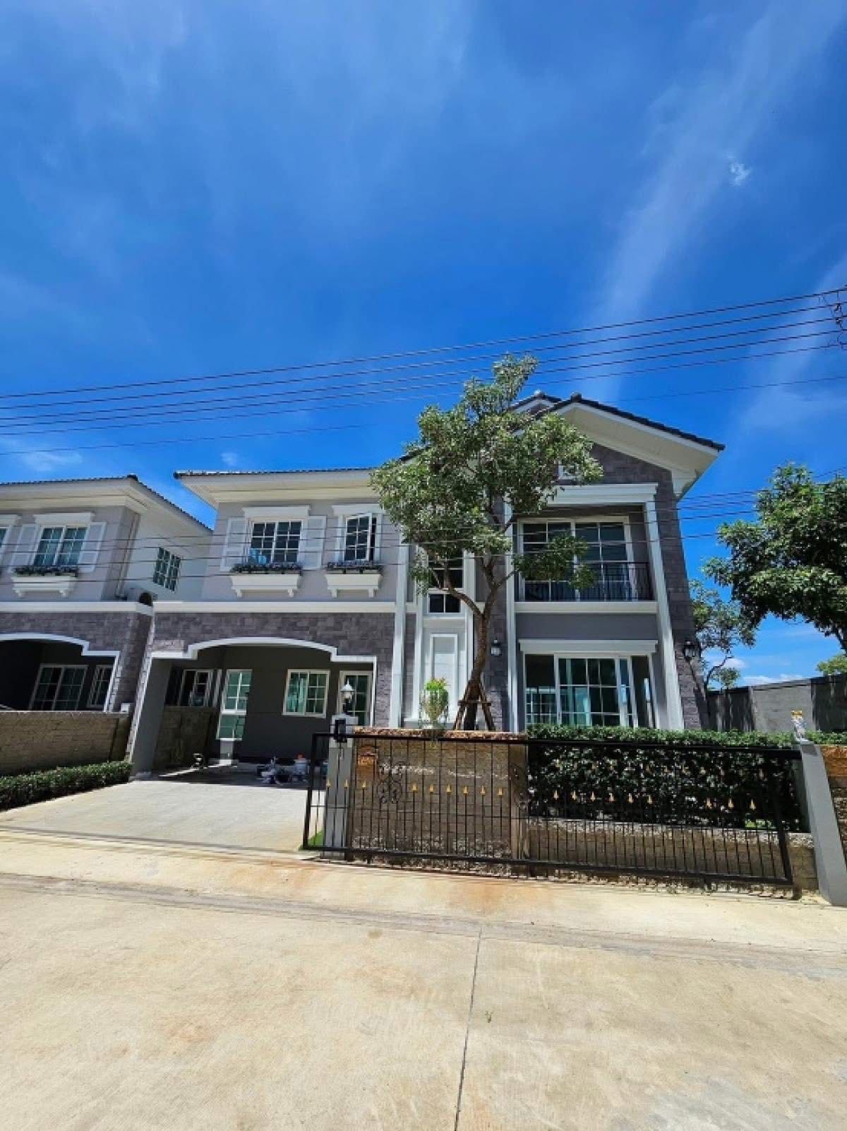 For RentHousePathum Thani,Rangsit, Thammasat : Single house for rent 📍 Prestige Future-Rangsit 📍 4 bedrooms, 3 bathrooms, fully furnished and equipped with appliances